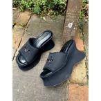 ショッピングフリンジ サンダル 厚底フリンジズタッズサンダル レディース