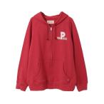 ショッピングワッペン パーカー Pロゴ＆ネームワッペン使いパーカー レディース