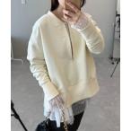 トレーナー スウェット 「WEB/一部店舗限定」ハーフZIPスエットプルオーバー レディース