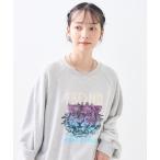 「FREAK'S STORE」 スウェットカットソー フリ- ライトグレー レディース