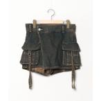 「EMODA」 ショートパンツ MEDIUM インディゴブルー レディース