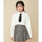 「JENNI love」 「KIDS」長袖ブラウス 130cm オフホワイト キッズ