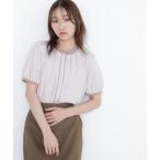 「NATURAL BEAUTY BASIC」 半袖ブラウス SMALL ベージュ系その他 レディース