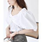 「quaranciel」 半袖ブラウス ONE SIZE ホワイト レディース