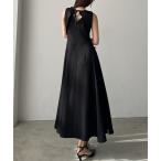 「Louere」 ノースリーブワンピース SMALL ブラック レディース
