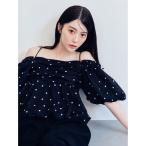 ブラウス シャツ 「WEB限定」オフショルパフスリーブブラウス／ウォッシャブル レディース