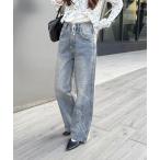  джинсы Denim Denim брюки Kirakira Logo Buggy Denim женский 