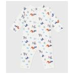 ショッピングモロッコ ベビー服 ロンパース ドッグプリント足なしロンパース