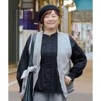 ブラウス シャツ 「さかもってぃ企画」食後でもすっきり見えちゃうブラウス レディース