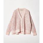 カーディガン ミックスヤーン カーディガン レディース