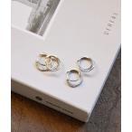  серьги [WEB ограничение ] двойной линия обруч серьги женский 