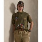 ポロシャツ クラシック フィット メッシュ グラフィック ポロシャツ メンズ