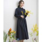 「NOELA」 シャツワンピース S ネイビー レディース
