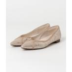 ショッピングau 「Au BANNISTER」 フラットパンプス 36 ゴールド レディース