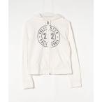 ショッピングAbercrombie 「Hollister」 ジップアップパーカー S ホワイト レディース