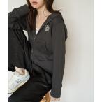 [FREAK'S STORE] Zip выше Parker свободный черный женский 