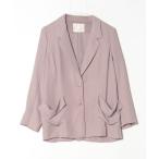 「JEANASIS」 ライダースジャケット FREE ブラウン レディース