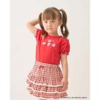 tシャツ 「サンリオキャラクターズ」「速乾・UV・型崩れしない」いちごのおうちプリントTシャツ キッズ 子供服 女の子