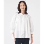 ショッピングサンヨー ブラウス シャツ 「はっ水・ウォッシャブル」フリーモーションタフタブラウス レディース