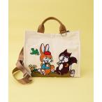 トートバッグ 「クッピーラムネ×ear」コラボコットントートバッグMサイズ レディース