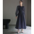 「GIRL」 長袖ワンピース M ネイビー レディース