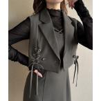 「JUNOAH」 セットアップ LARGE グレー レディース