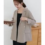 ジャケット テーラードジャケット 「WEB限定」ストライプテーラードジャケット レディース