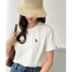 tシャツ GeeRA別注「U.S. POLO ASSN.」接触冷感ワンポイント刺繍Ｔシャツ レディース