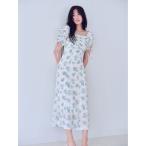 ワンピース 「WEB限定/ROSE Collection」ROSEプリントワンピース