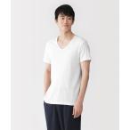 紳士　さらっと綿　Ｖネック半袖Ｔシャツ