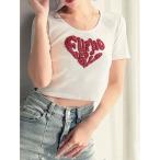 tシャツ ルミナスロゴTシャツ レディース