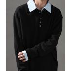 ショッピングポロ ポロシャツ 「welise/ウェライズ」スプリングスムースニット ショート丈ポロシャツ メンズ レディース