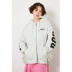 パーカー ドッキングロゴZIPパーカー レディース