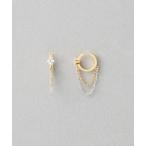 イヤリング イヤリング ジルコニア コンビカラー レディース