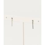 [ESTELLE] серьги ( обе уголок для ) - белое золото женский 