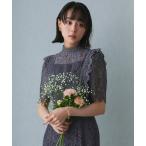 「RUIRUE BOUTIQUE」 半袖ワンピース 3L グレー レディース