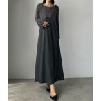 「Louere」 コンビワンピース X-LARGE グレー系その他 レディース