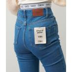 [Chico] обтягивающие джинсы брюки X-SMALL голубой женский 