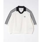 ポロシャツ adidas W KNITTED CROCHET POLO CX746 メンズ