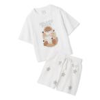 パジャマ 「JUNIOR」ドッグジャガードプルオーバー＆ショートパンツセット キッズ 子供
