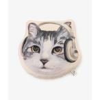 クッション クッションカバー ダイカットクッション/ヘッドフォン/Cat's NapTime