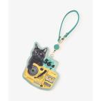 パスケース コードリール付きパスケース/Cat's NapTime