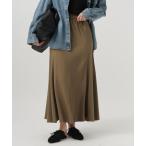 ショッピングロングスカート スカート ドレープフレアロングスカート