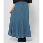 スカート 2SETレースロングスカート