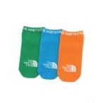  носки [THE NORTH FACE( The * North * лицо )] лодыжка 3P носки (KIDS) Kids ребенок мужчина девочка 