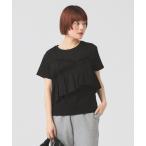 tシャツ アシメ ギャザー フリル Tシャツ レディース