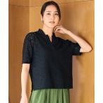tシャツ ラッセルレースジャージー トップス レディース