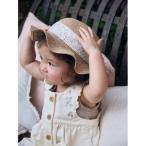 帽子 ハット フリルストローハット キッズ 子供 女の子