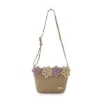 ショルダー ショルダーバッグ フラワーストローバッグ キッズ 子供 女の子