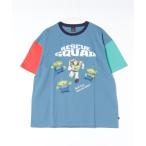 tシャツ 親子お揃い ディズニー トイ・ストーリー クレイジー袖Tシャツ 1274A レディース メンズ